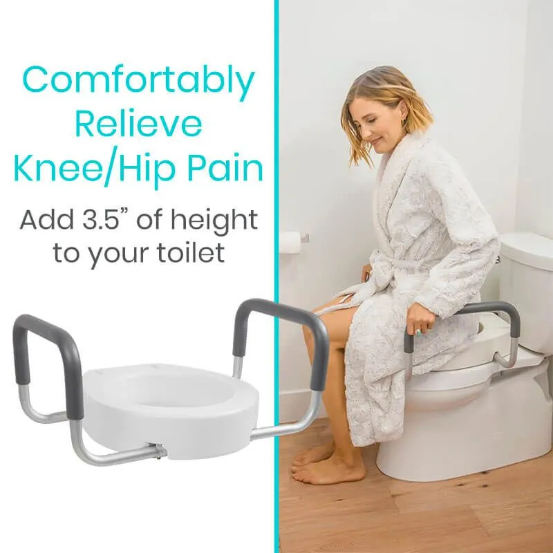 Vive Toilet Seat Riser with Arms