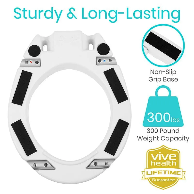 Vive Toilet Seat Riser with Arms