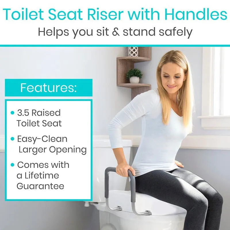 Vive Toilet Seat Riser with Arms