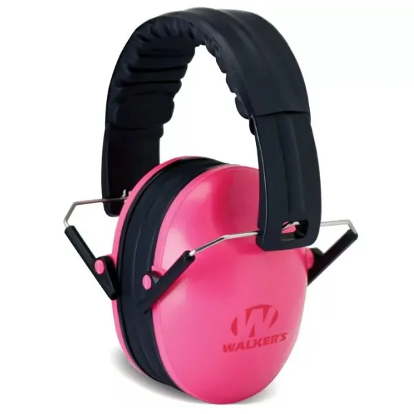 Walkers Youth Folding Pink Kids Earmuff GWP-FKDM-PK
