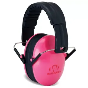 Walkers Youth Folding Pink Kids Earmuff GWP-FKDM-PK