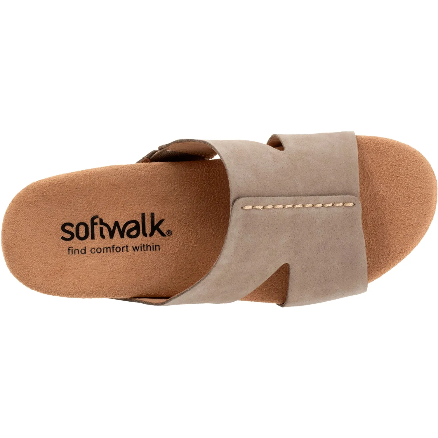 Women's SoftWalk Beverly Taupe Nubuck