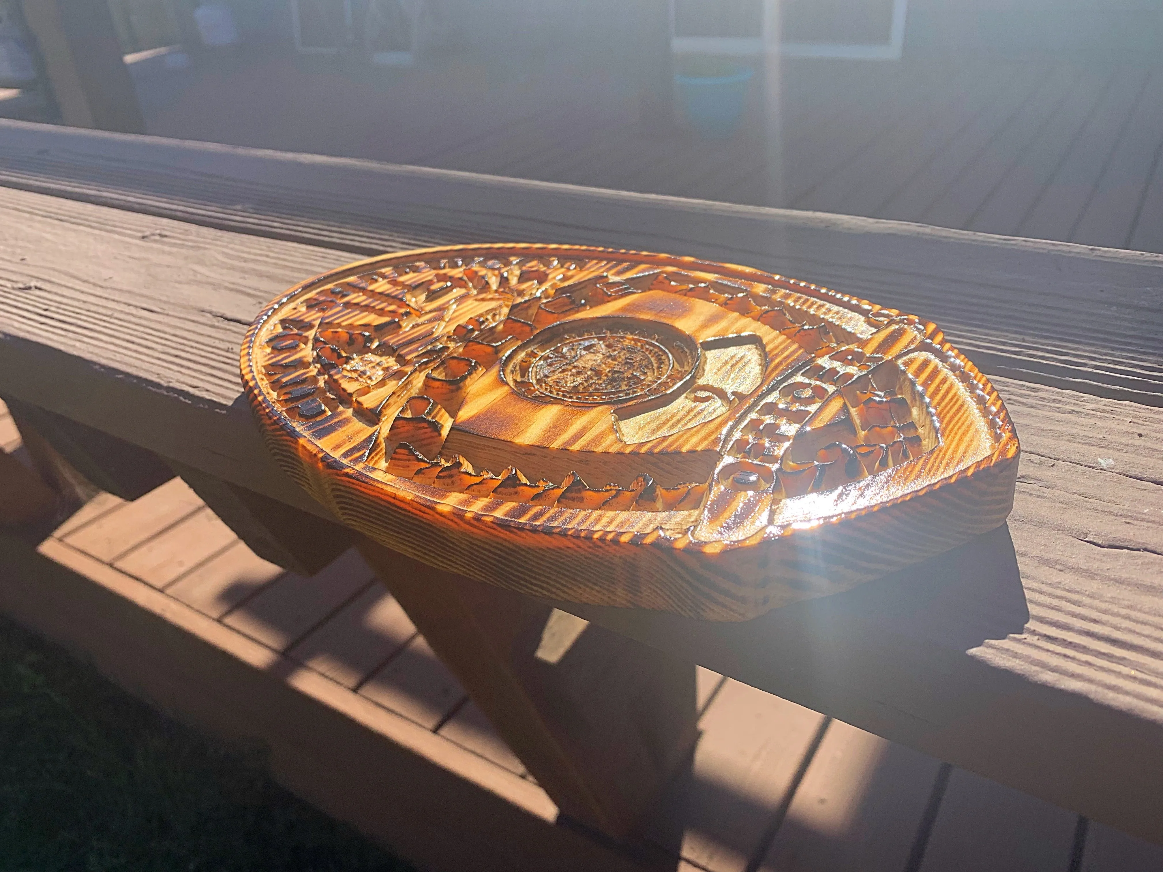 Wood Police Agency Badge