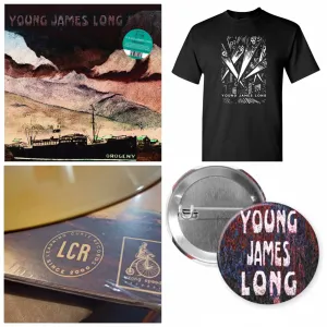 Young James Long "Orogeny" CV LP Bundle w/ T-Shirt   Pin