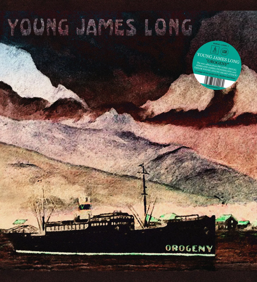 Young James Long "Orogeny" CV LP Bundle w/ T-Shirt   Pin