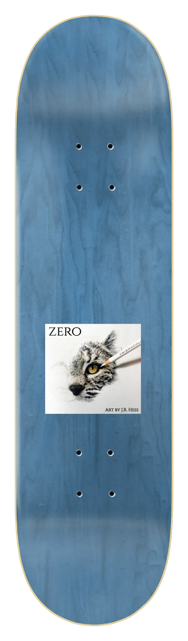 ZERO BURLEIGH BALD EAGLE 8.5" SKATEBOARD DECK
